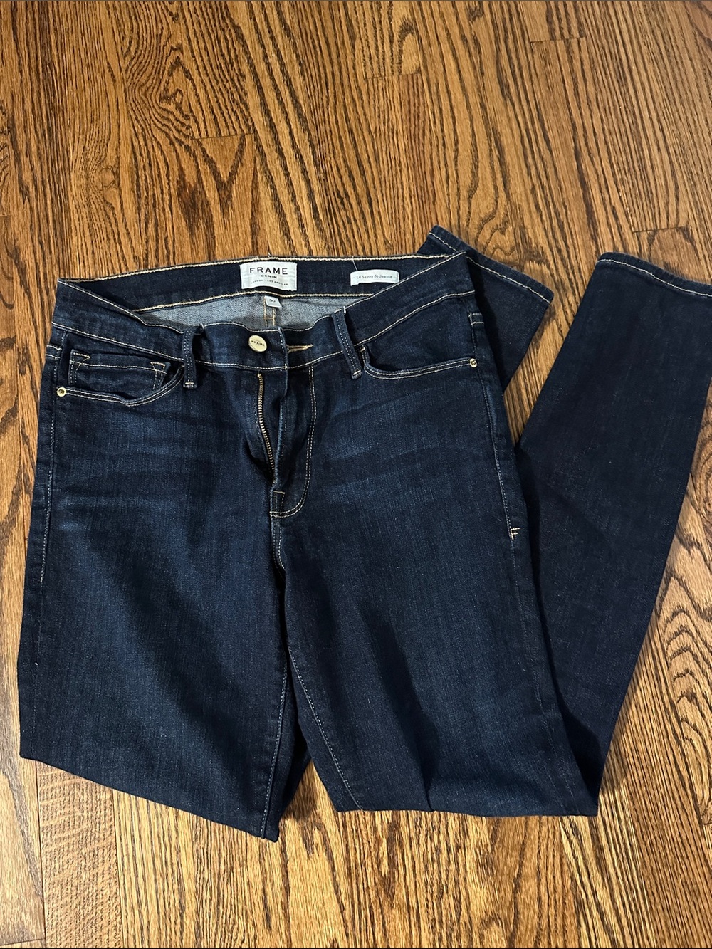 Frame Denim Le Skinny Jeans in Indigo